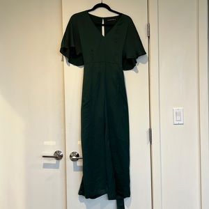 Abercrombie and fitch green jumpsuit